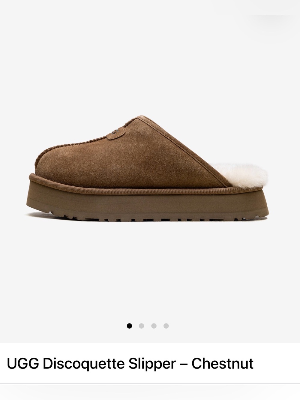 UGG Tan Suede Slip-On Shearling Mules